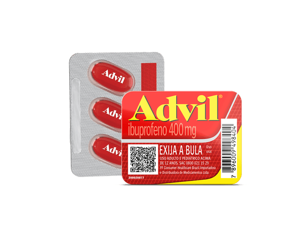 Advil 400mg 3Cápsulas